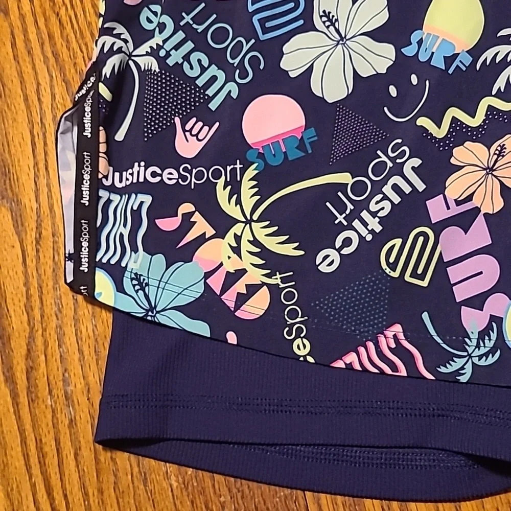 Justice Athletic Sport Double Shorts - Girls XXL Plus